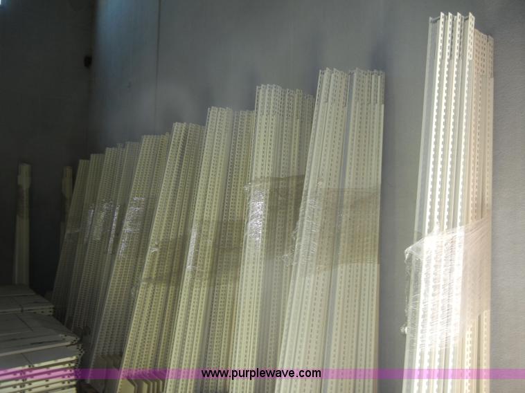 image for item K9037 Double faced cantilever library bureau metal shelving