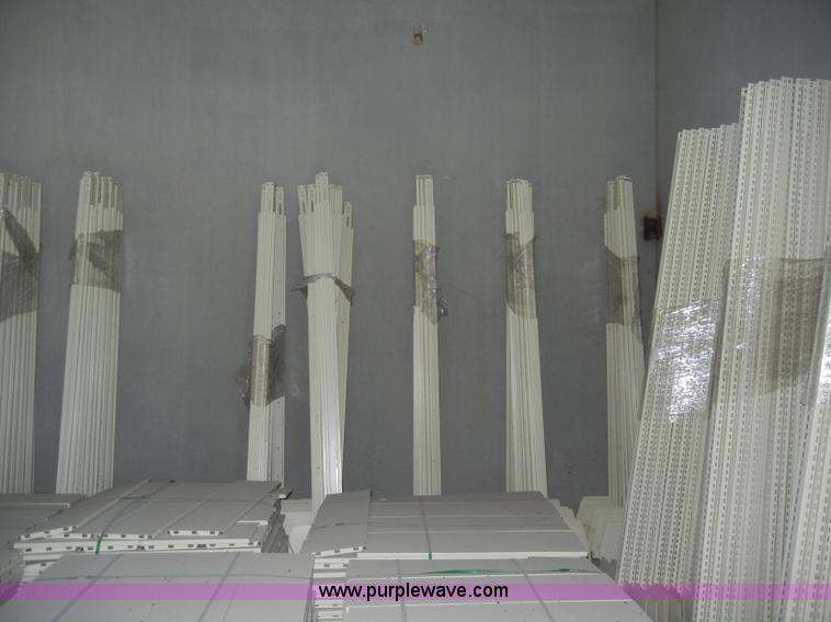 image for item K9037 Double faced cantilever library bureau metal shelving