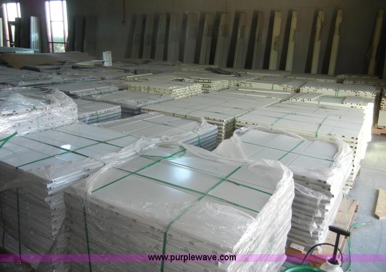 image for item K9037 Double faced cantilever library bureau metal shelving