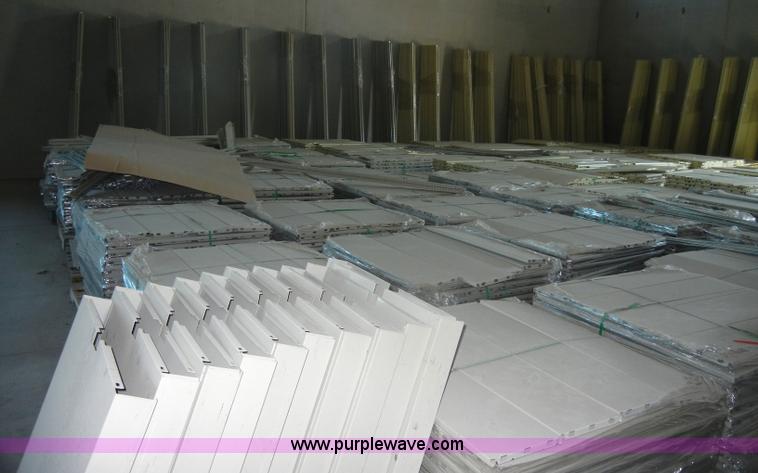 image for item K9037 Double faced cantilever library bureau metal shelving