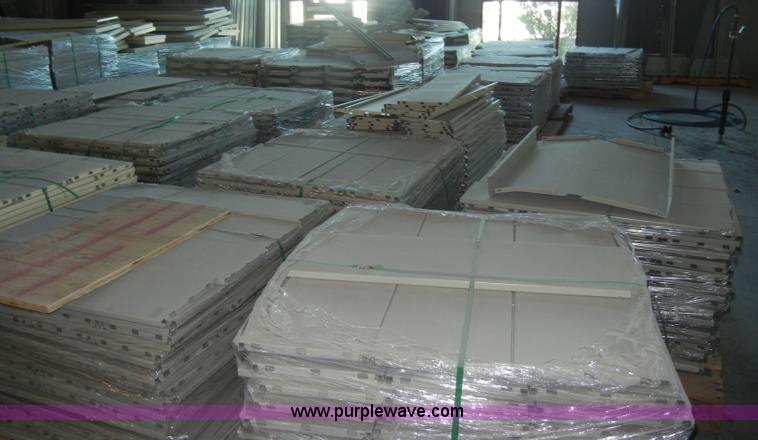 image for item K9037 Double faced cantilever library bureau metal shelving