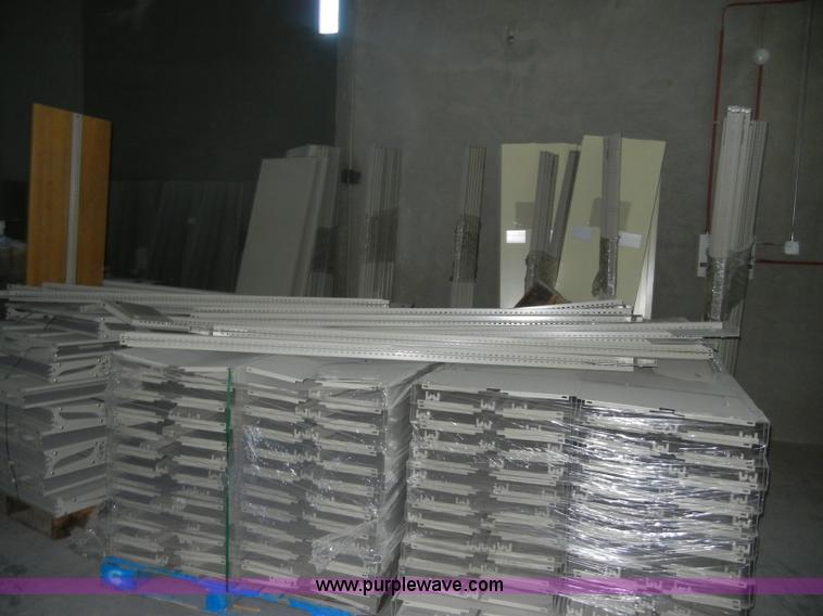 image for item K9037 Double faced cantilever library bureau metal shelving