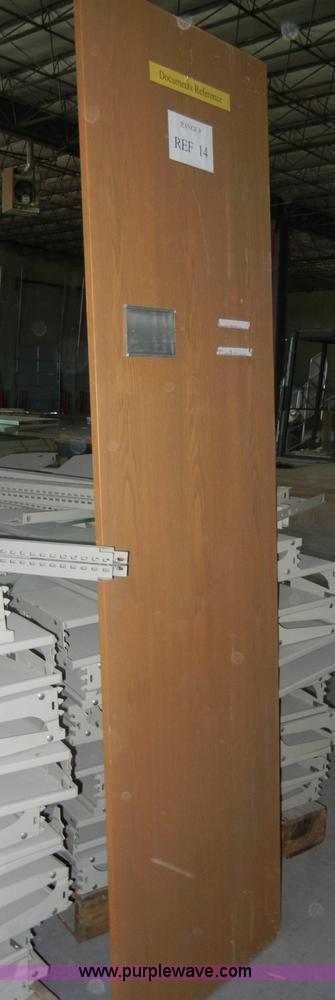 image for item K9037 Double faced cantilever library bureau metal shelving