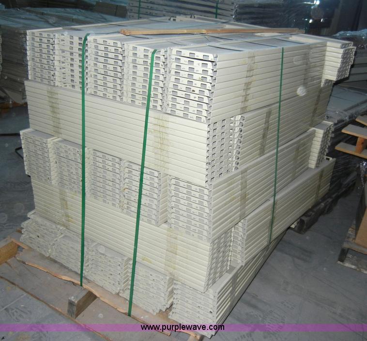 image for item K9037 Double faced cantilever library bureau metal shelving