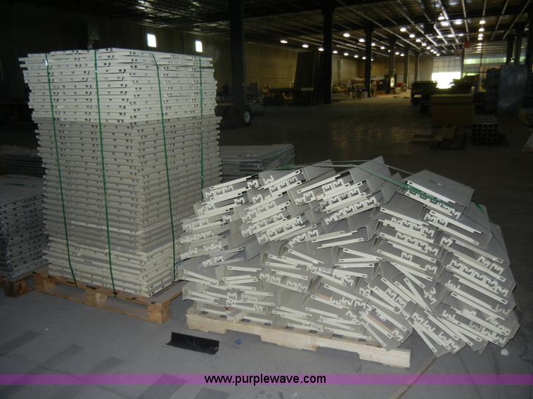 image for item K9037 Double faced cantilever library bureau metal shelving