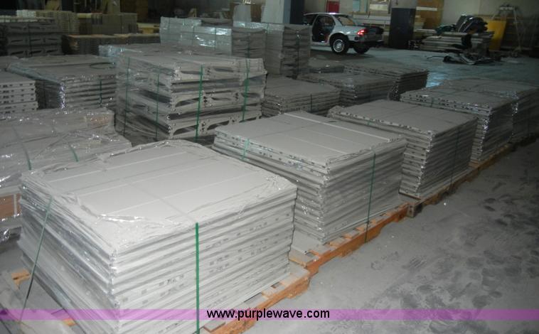 image for item K9037 Double faced cantilever library bureau metal shelving