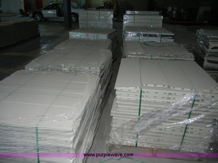 image for item K9037 Double faced cantilever library bureau metal shelving