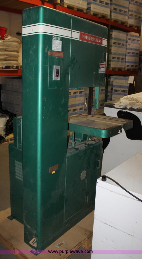 image for item L9619 Powermatic 81 commercial band saw
