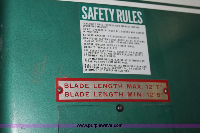 image for item L9619 Powermatic 81 commercial band saw