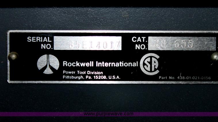image for item L9620 Rockwell International commercial band saw