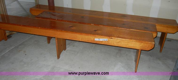 image for item S9398 (3) wooden benches