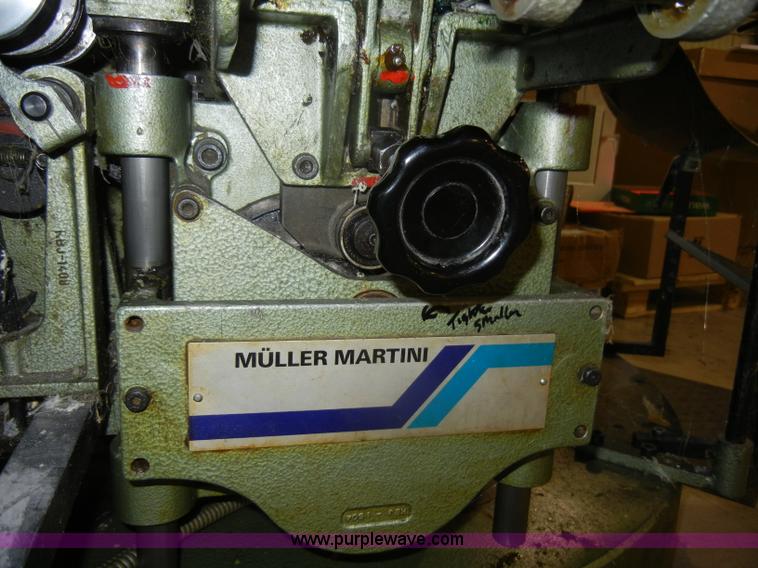 image for item S9448 Muller-Martini five-station perfect binder