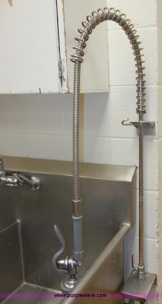 image for item U9914 Stainless steel double sink