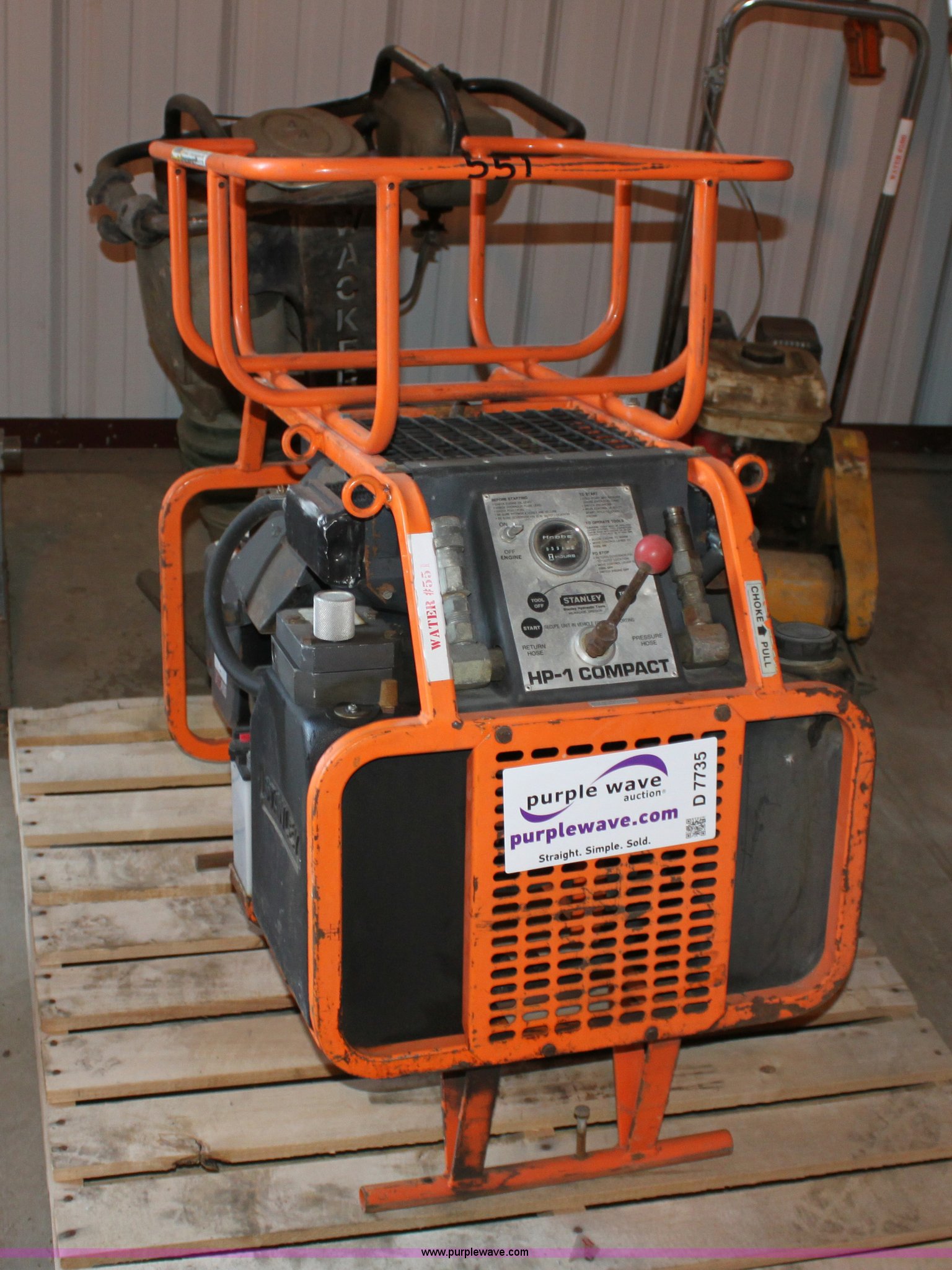 Stanley HP1 compact hydraulic powerpac in Hutchinson, KS Item D7735