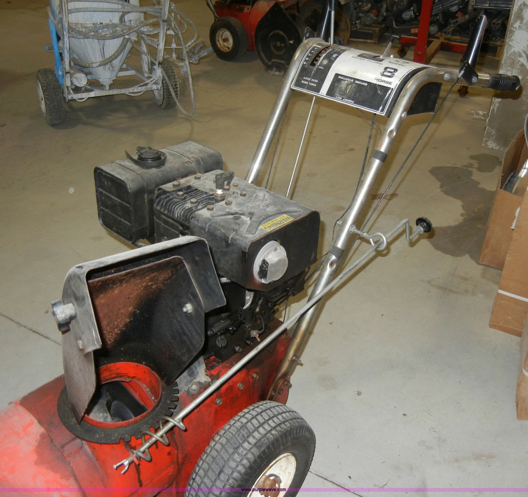 True Value snow blower in Junction City, KS Item S9429 sold Purple Wave