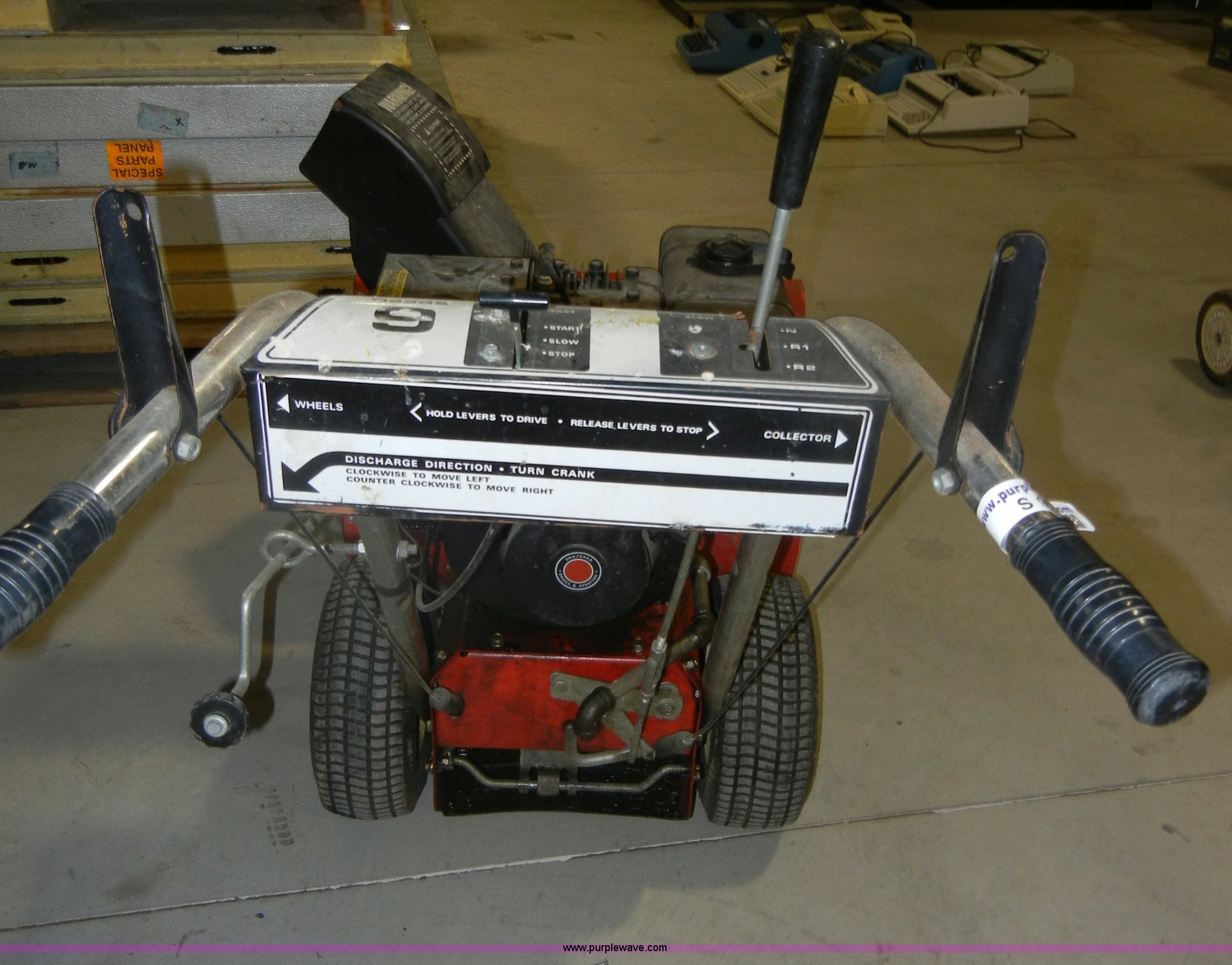 True Value snow blower in Junction City, KS Item S9429 sold Purple Wave