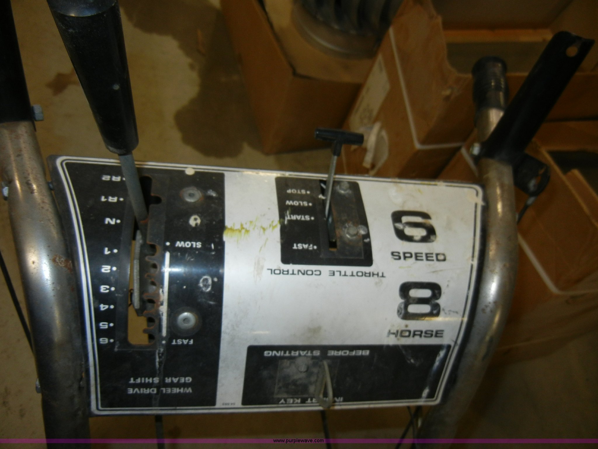 True Value snow blower in Junction City, KS Item S9429 sold Purple Wave