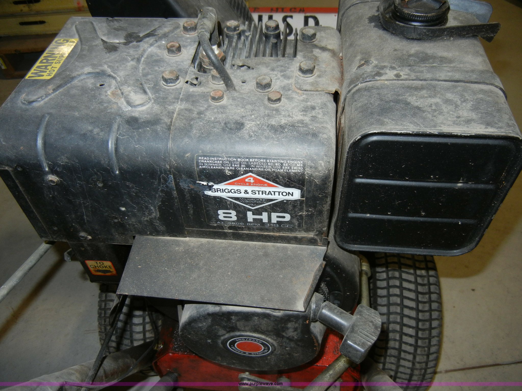 True Value snow blower in Junction City, KS Item S9429 sold Purple Wave