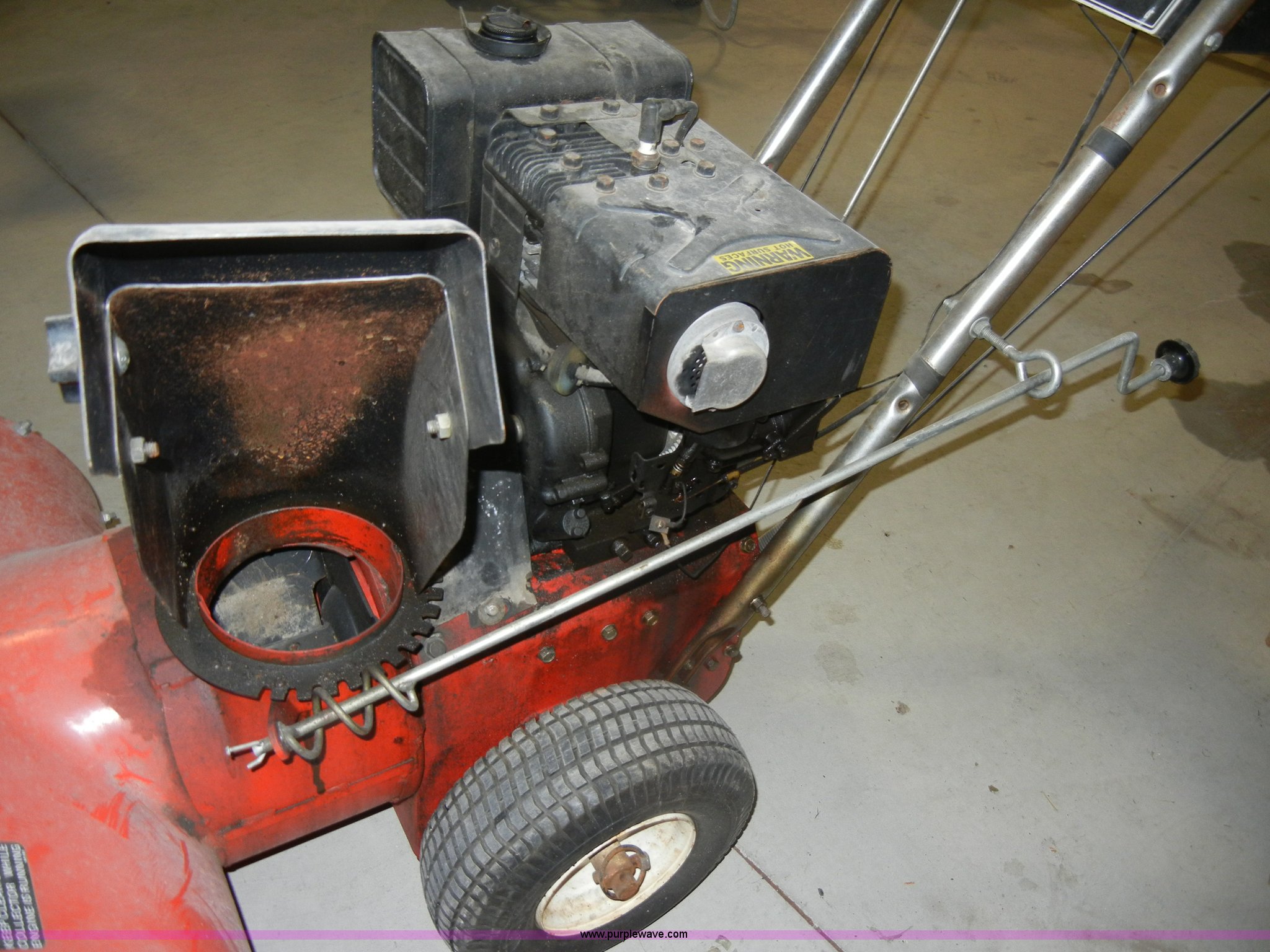 True Value snow blower in Junction City, KS Item S9429 sold Purple Wave