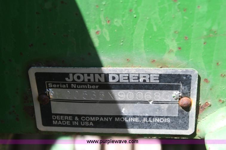image for item A6781 John Deere 535 round baler