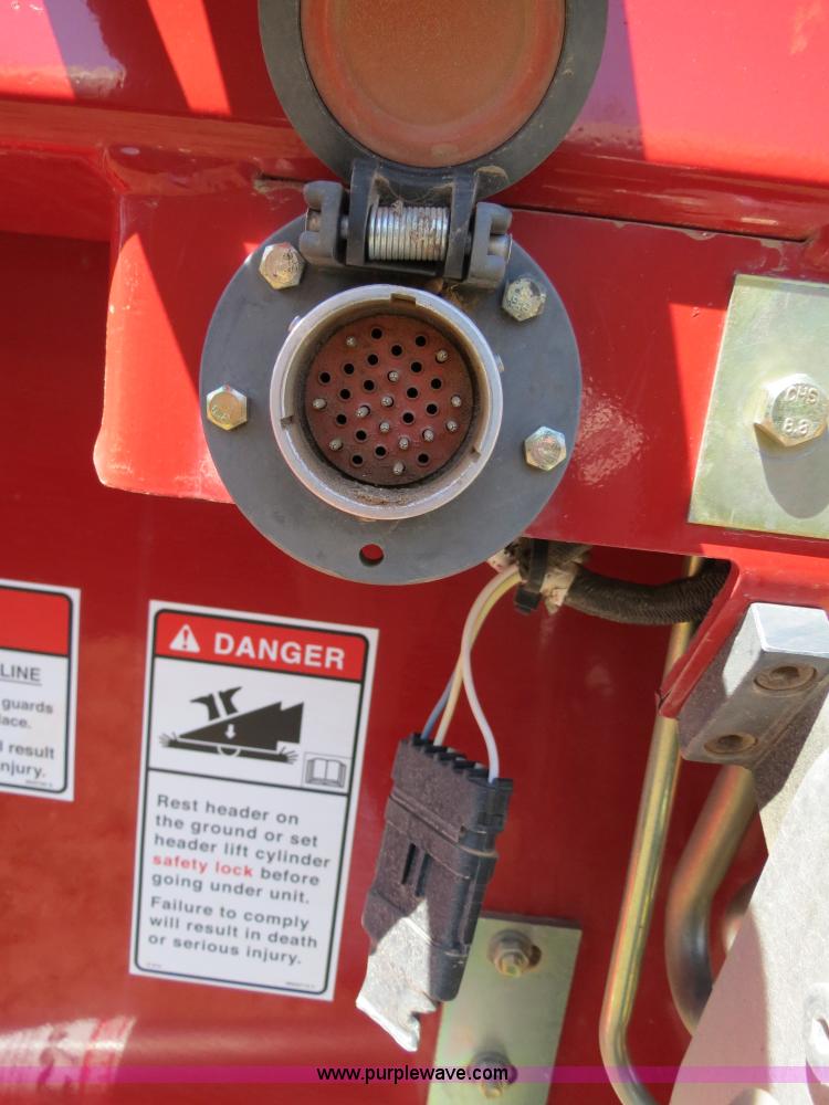 image for item B2274 2010 Case IH 2020 30' rigid platform header with trailer