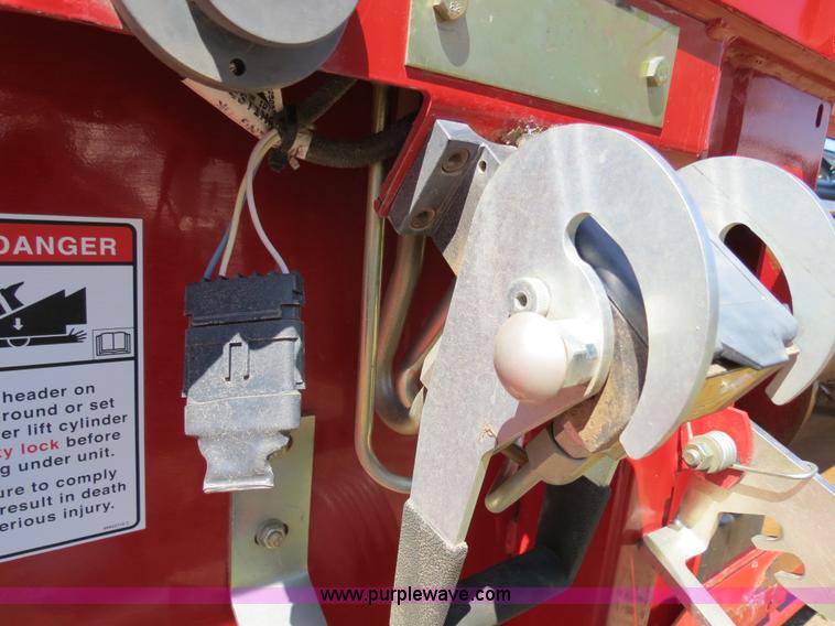 image for item B2274 2010 Case IH 2020 30' rigid platform header with trailer