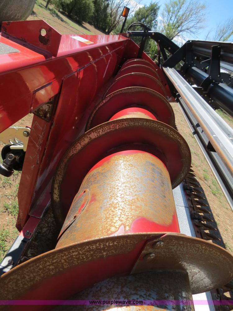 image for item B2274 2010 Case IH 2020 30' rigid platform header with trailer