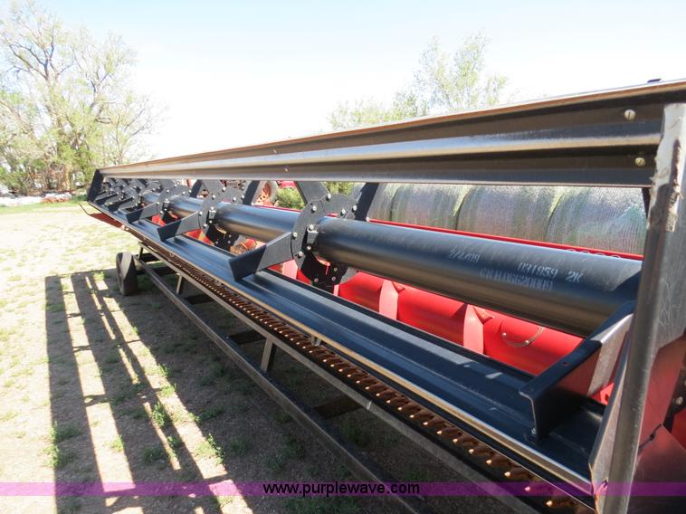 image for item B2274 2010 Case IH 2020 30' rigid platform header with trailer