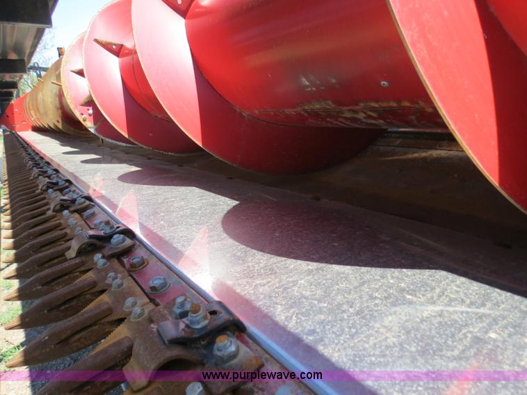 image for item B2274 2010 Case IH 2020 30' rigid platform header with trailer