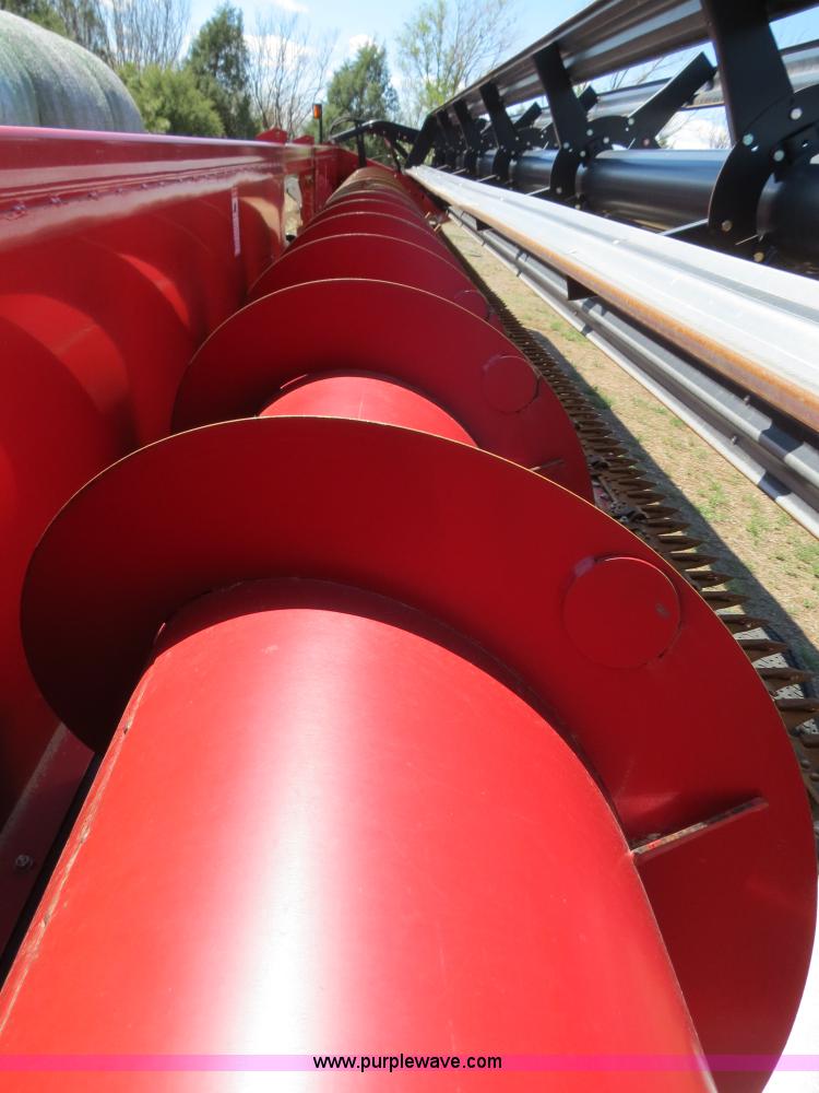 image for item B2274 2010 Case IH 2020 30' rigid platform header with trailer