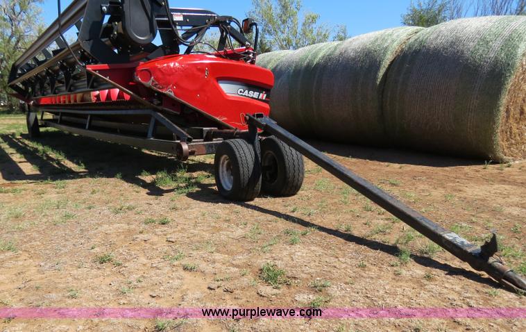 image for item B2274 2010 Case IH 2020 30' rigid platform header with trailer
