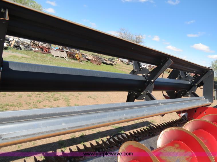 image for item B2274 2010 Case IH 2020 30' rigid platform header with trailer