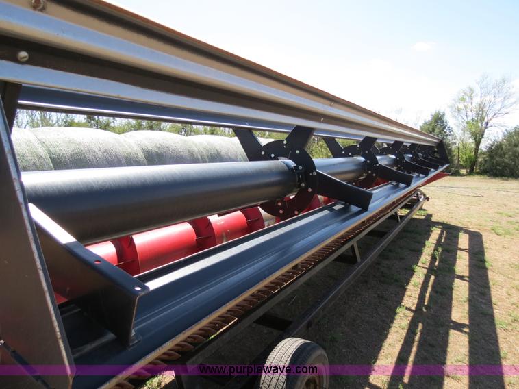 image for item B2274 2010 Case IH 2020 30' rigid platform header with trailer