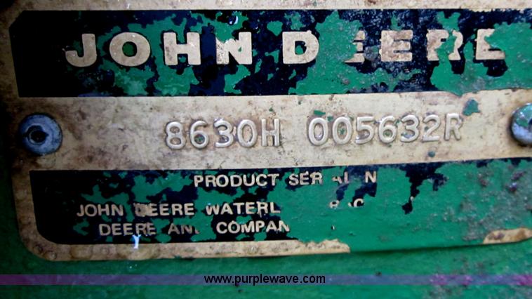 image for item B3167 1977 John Deere 8630 4WD tractor