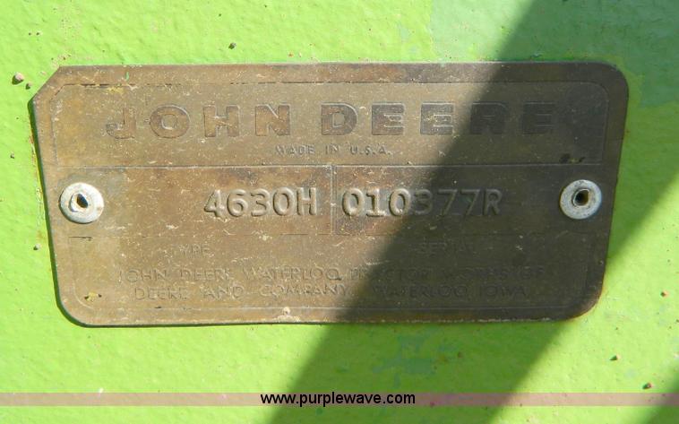 image for item B3612 1974 John Deere 4630 tractor