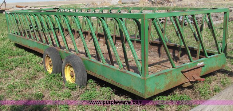 image for item B5120 Phoenix FT24 portable hay trailer feeder wagon