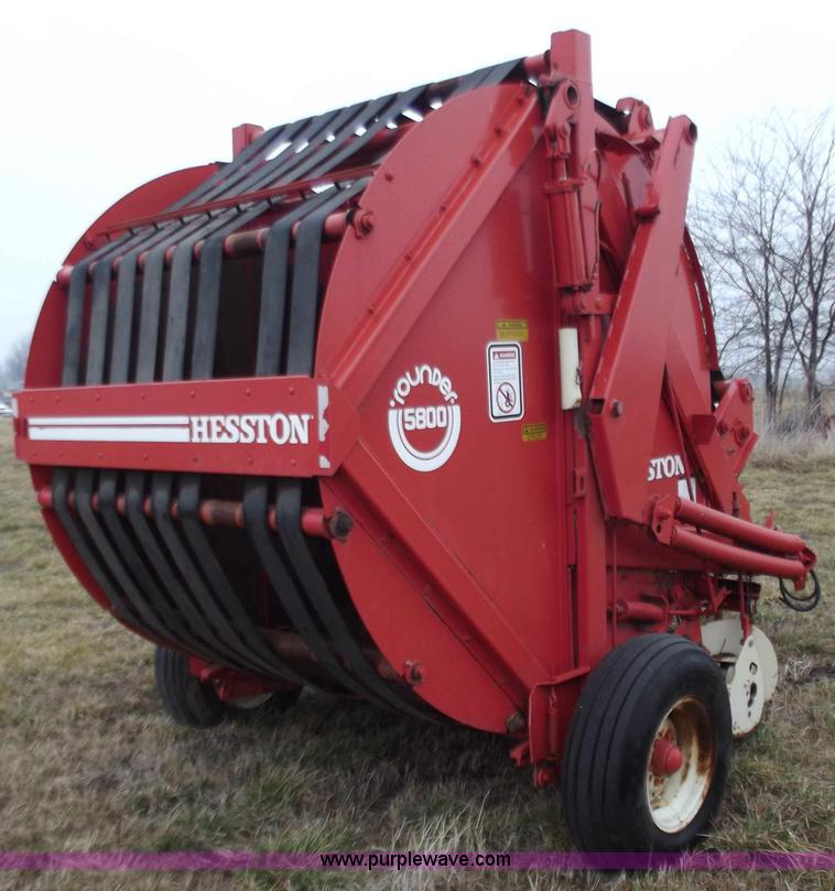 image for item B6248 Hesston 5800 round baler