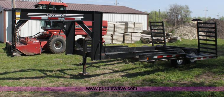 image for item D7574 2003 Donahue EXG160 tandem axle swather trailer