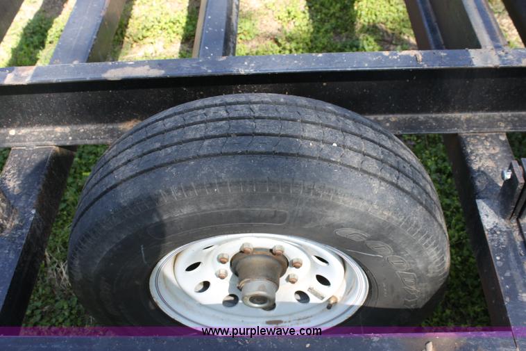 image for item D7574 2003 Donahue EXG160 tandem axle swather trailer