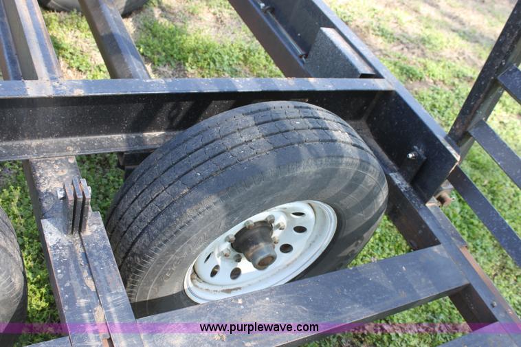 image for item D7574 2003 Donahue EXG160 tandem axle swather trailer