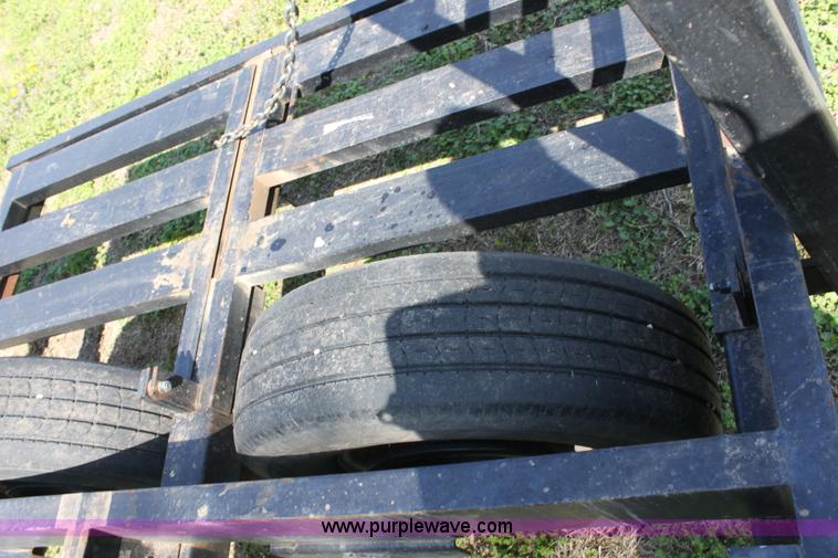 image for item D7574 2003 Donahue EXG160 tandem axle swather trailer