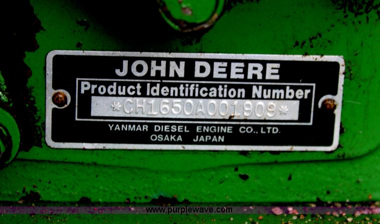 image for item D7671 John Deere 1650 tractor