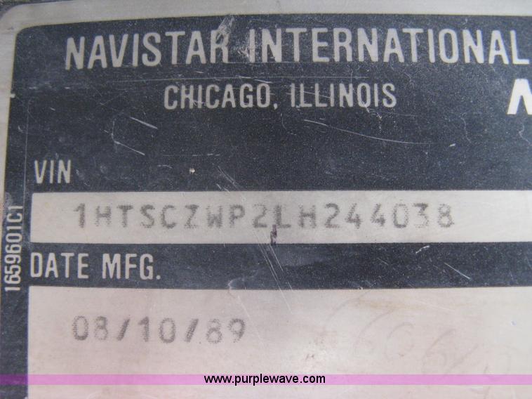 image for item A6151 1990 International 4700 dump truck