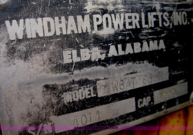 image for item A6158 Windham W6AT forklift