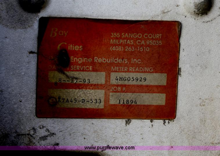 image for item A6778 1988 Kenworth T600 dump truck