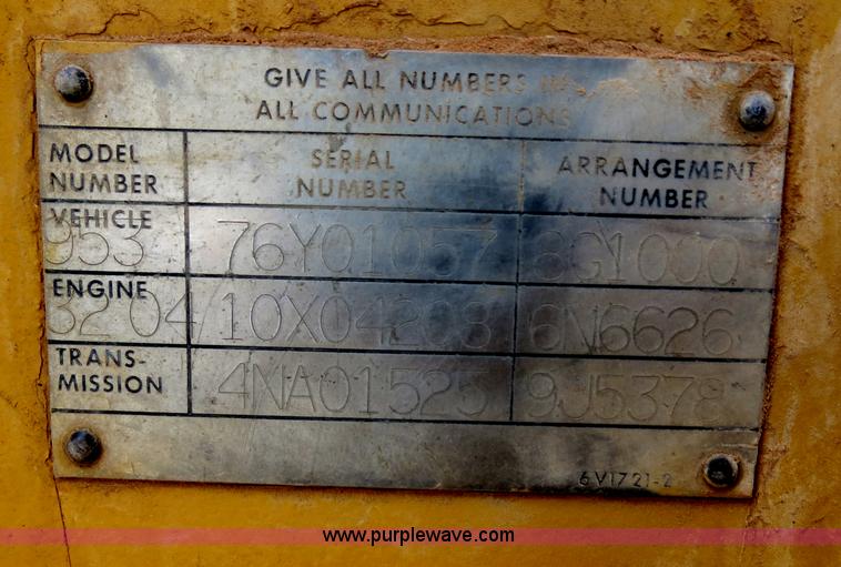 image for item B2277 1982 Caterpillar 953 track loader