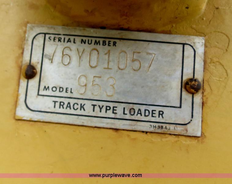 image for item B2277 1982 Caterpillar 953 track loader