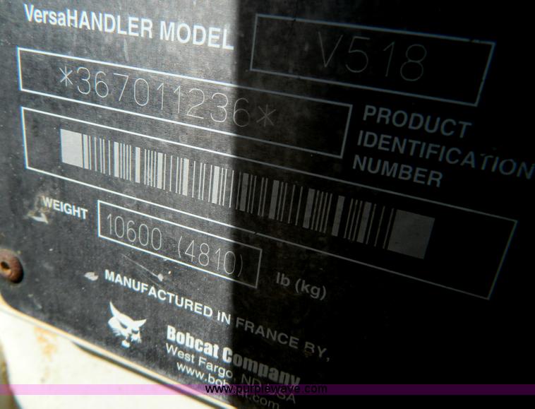 image for item B3599 Bobcat V518 Versa Handler telehandler
