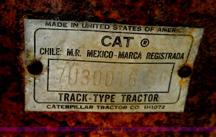 image for item B3619 Caterpillar D4 track loader