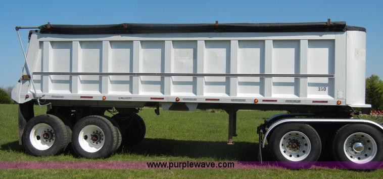 image for item C4325 1993 CMC 26' aluminum end dump semi trailer